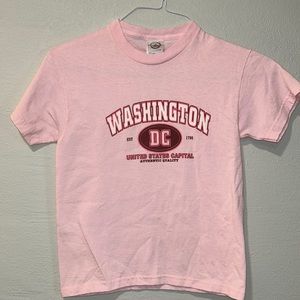 Girls, pink Washington DC T-shirt . new without tags medium 10/12